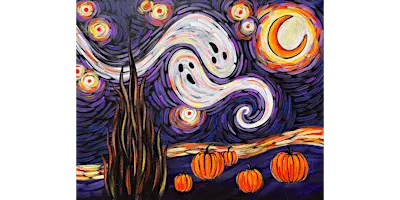 Van Gogh’s Starry Night - Halloween II - Paint and Sip in Sacramento | Classpop!™