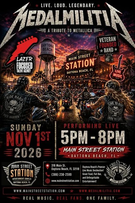 Metallica Tribute - Medal Militia takes over Mainstreet Station