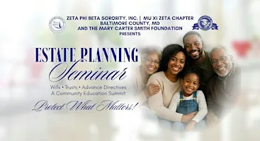 Mary Carter Smith Foundation Inc with Mu Xi Zeta Estate Planning Summit