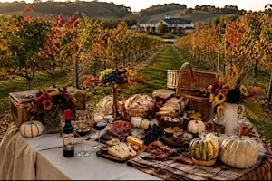 Fall Harvest Vineyard PicnicTable, a Seasonal Vineyard Pairing Experience