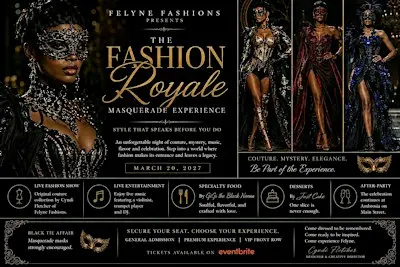 The House of Felyne Presents: The Fashion Royale Masquerade Experience