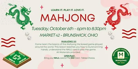 Mahjong 101 or Open Play at Market 42