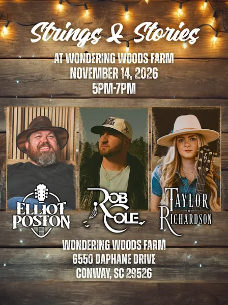 Strings and Stories 2026 with Elliot Poston, Rob Cole & Taylor Richardson