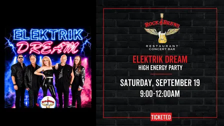 ELEKTRIK DREAM @ Rock & Brews Royal Oak