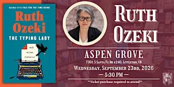 Ruth Ozeki Live at Tattered Cover Aspen Grove