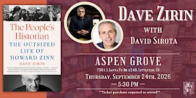 Dave Zirin with David Sirota Live at Tattered Cover Aspen Grove