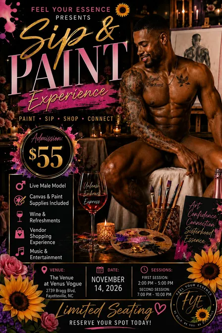 FEEL YOUR ESSENCE PRESENTS: SIP & PAINT EXPERIENCE