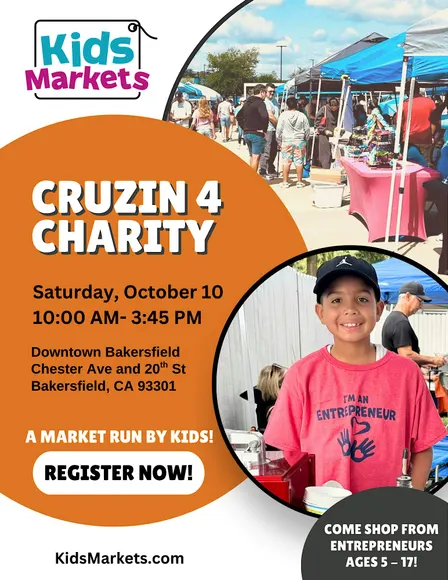 Kids Markets at Cruizin 4 Charity