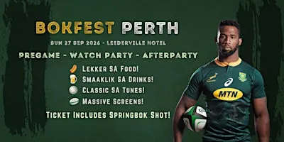 BokFest Perth - Pregame -> Watch Party -> Afterparty!