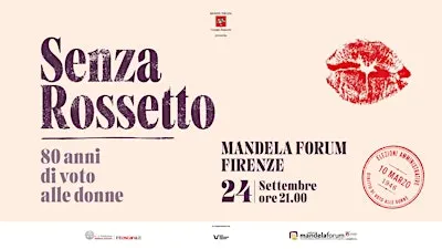 Senza Rossetto: Spettacolo Teatrale per gli 80 anni di Voto alle Donne