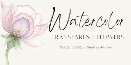 Botanical Watercolor - Transparent Flowers
