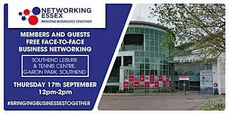 (FREE) Networking Essex in Southend Thursday 17th September 2pm-2pm