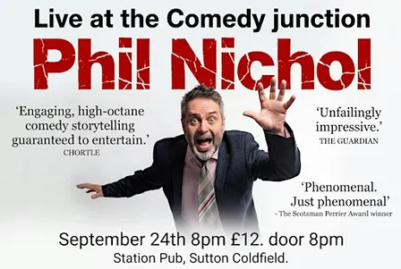 PHIL NICHOL AT THE COMEDY JUNCTION