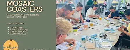 Mosaic Workshop : Coasters - Greats of Craft, LIC