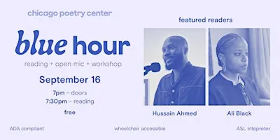 September Blue Hour Featuring Hussain Ahmed and Ali Black