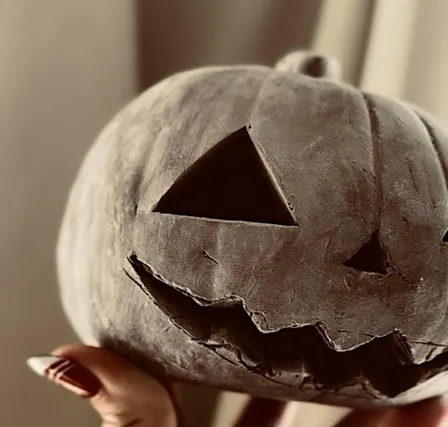 Halloween Pottery: Carve a Clay Pumpkin
