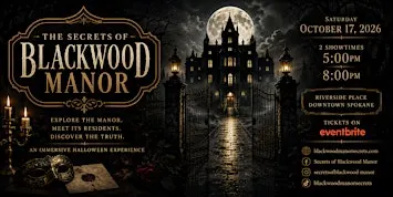 The Secrets of Blackwood Manor | An Immersive Halloween Experience