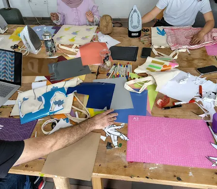 Im Moment gestalten – Kreativer Tote Bag Workshop