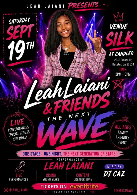 Leah Laiani and Friends Concert: The Next Wave