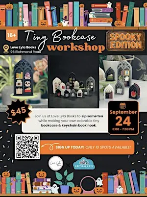 Tiny Bookcase (Spooky Edition) Workshop with Critical Cozy