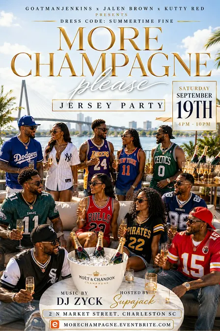 More champagne : Jersey Party
