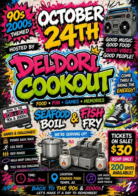 DELDORI Presents: Nostalgia Cuisine Fundraiser (90s/2000s theme)