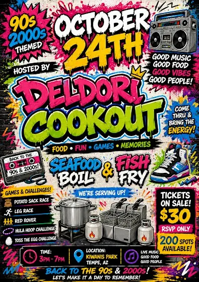 DELDORI Presents: Nostalgia Cuisine Fundraiser (90s/2000s theme)