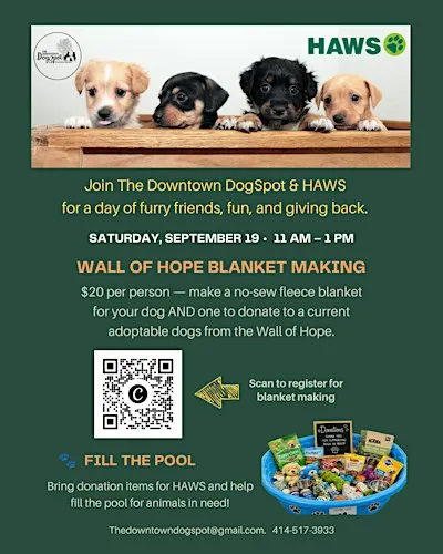 Blankets & Best Friends With HAWS - Mobile Adoption Event