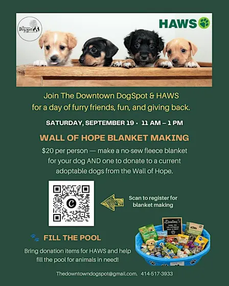 Blankets & Best Friends With HAWS - Mobile Adoption Event