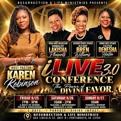 iLive Conference 3.0: “The Power of Divine Favor”