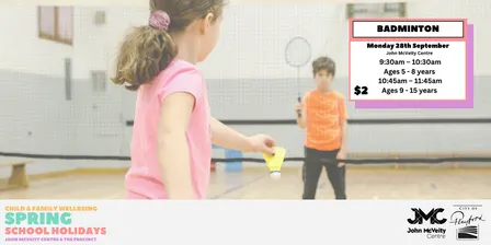 School Holiday Badminton