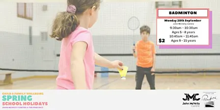 School Holiday Badminton