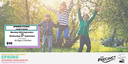 School Holidays Spring Picnic Family Bags