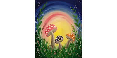 Twilight Toadstools - Paint and Sip in Sacramento | Classpop!™