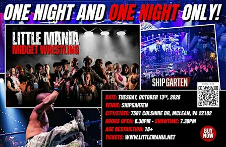 Little Mania Midget Wrestling - Invades (McLean,VA)