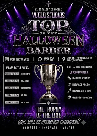 Vuelo studios Halloween barber battle