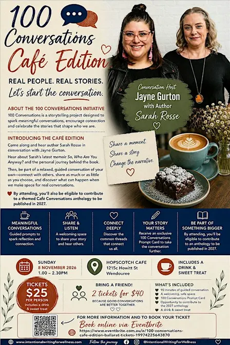 100 Conversations: Cafe Edition - Ballarat