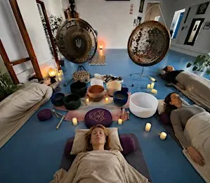 Gemstone Sound bath with Gongs, Crystal and Alchemy singing bowls