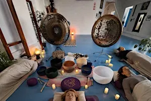 Gemstone Sound bath with  Gongs, Crystal and  Alchemy singing bowls