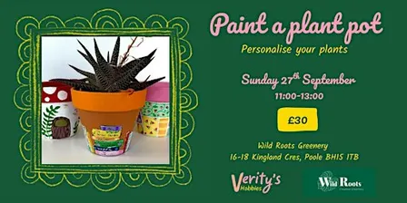 Paint & Personalise a Plant Pot