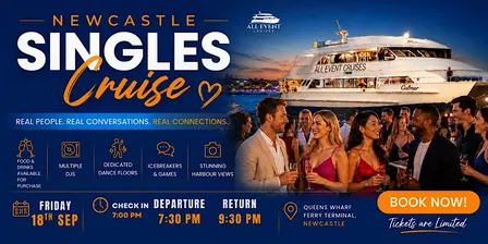 Newcastle Singles Cruise on the Harbour