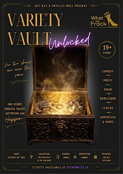 Variety Vault: Unlocked - An adult variety show