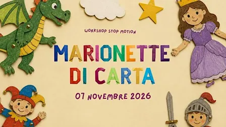 MARIONETTE DI CARTA - laboratorio creativo dagli 8 anni in su
