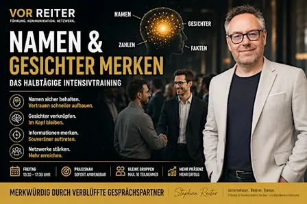 Namen & Gesichter merken – Das halbtägige Intensivtraining