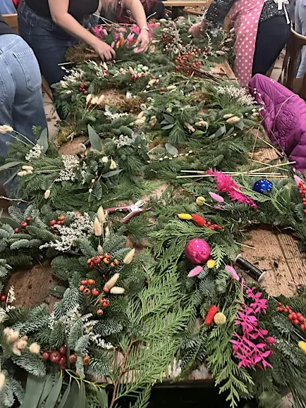 Christmas Wreath Workshop at The Griffin inn
