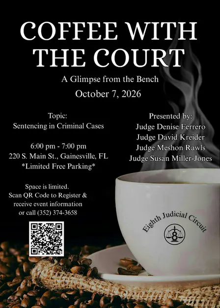 Coffee With The Court - A Glimpse from the Bench