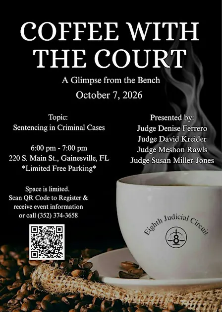 Coffee With The Court - A Glimpse from the Bench