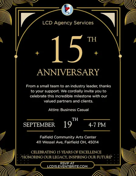 LCD Agency Services: 15th Anniversary Celebration
