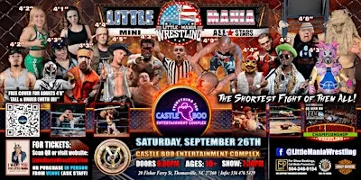 Thomasville, NC - Little Mania Mini Wrestling @ Castle Boo