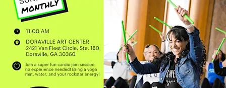 POUND Fitness Rockout Workout Class - Sweat and Sweet